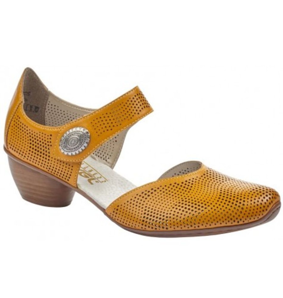 Women'S Shoes Shoesissime Shoes | Rieker 43767-68 Yellow Orange