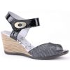 Women'S Shoes Shoesissime Sandals | Un Tour En Ville Magal 83500004 Black Varnish