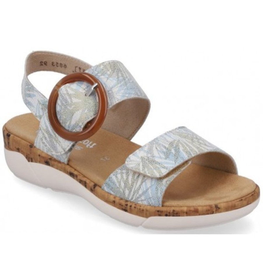 Women'S Shoes Shoesissime Sandals | Rieker - Remonte R6853-92 Multi