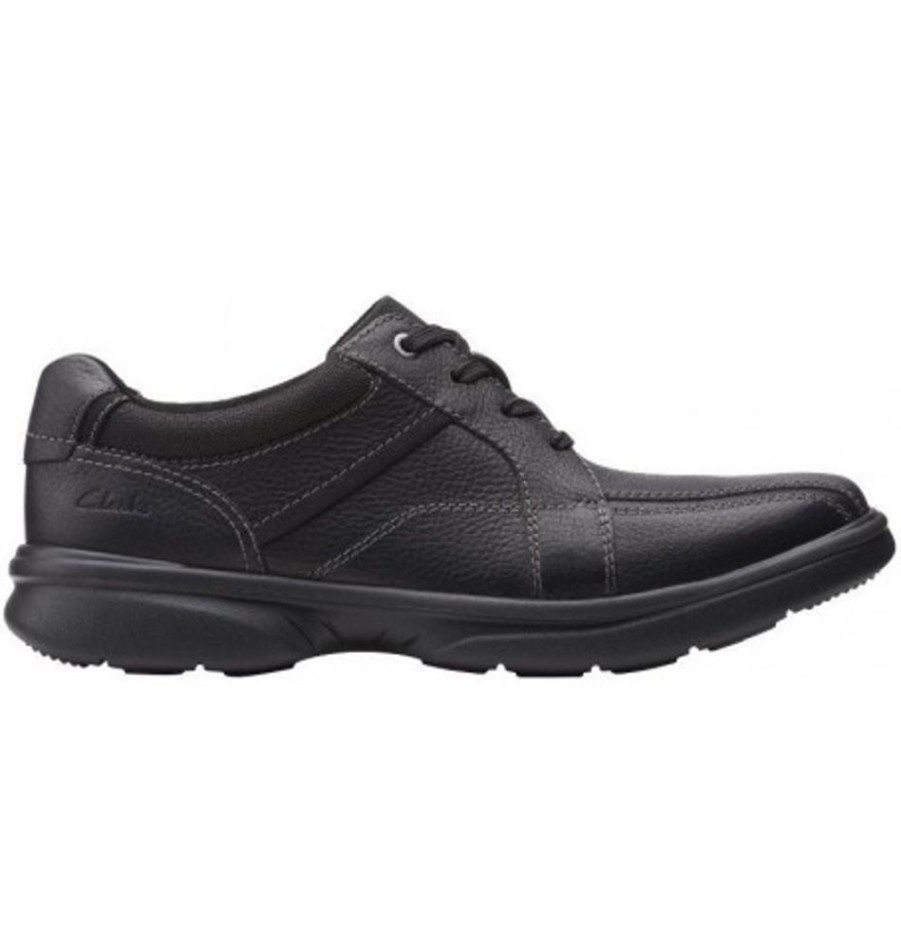 Men'S Shoes Shoesissime Dress Shoes With Laces | Clarks Brawley Walk 26153332 Black