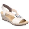 Women'S Shoes Shoesissime Sandals | Rieker 624H6-60 Metallic Gold