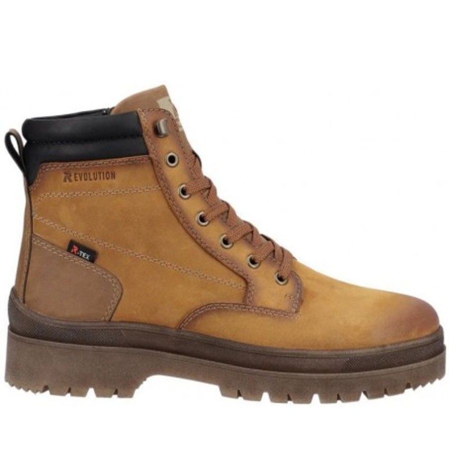 Men'S Shoes Shoesissime Winter Boots | Rieker U0272-68 Yellow Orange