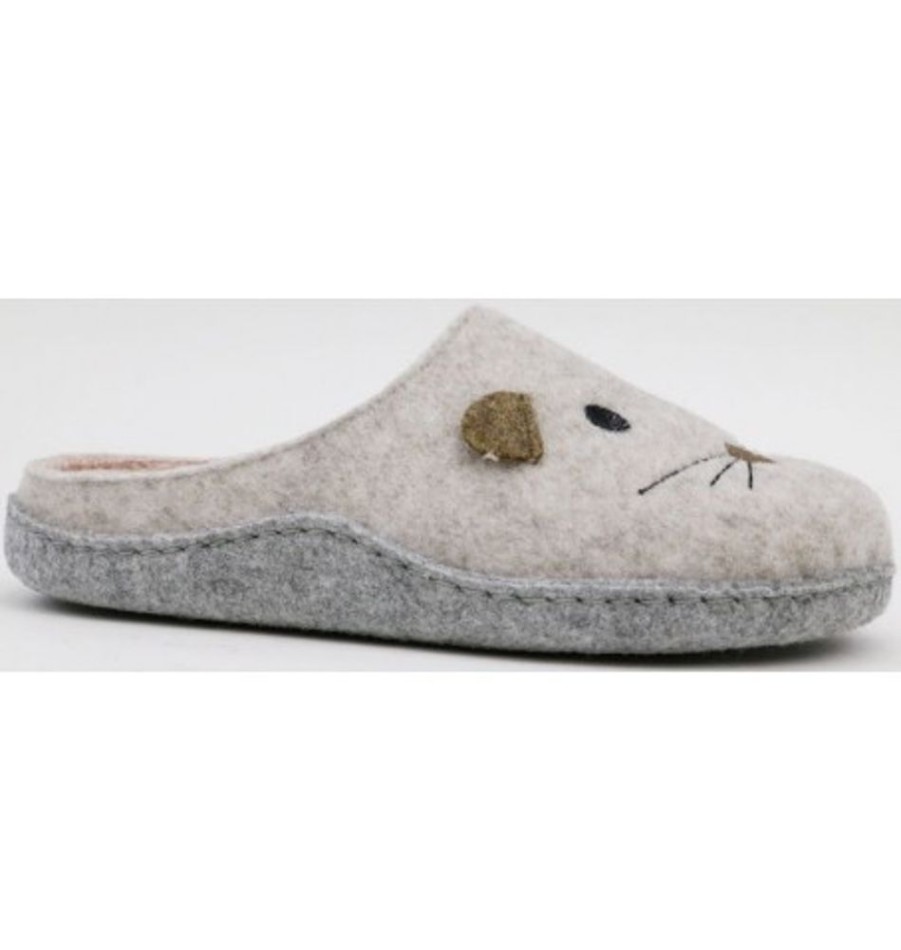 Women'S Shoes Shoesissime Slippers | Collections Bulle Cocun23 Silver Grey