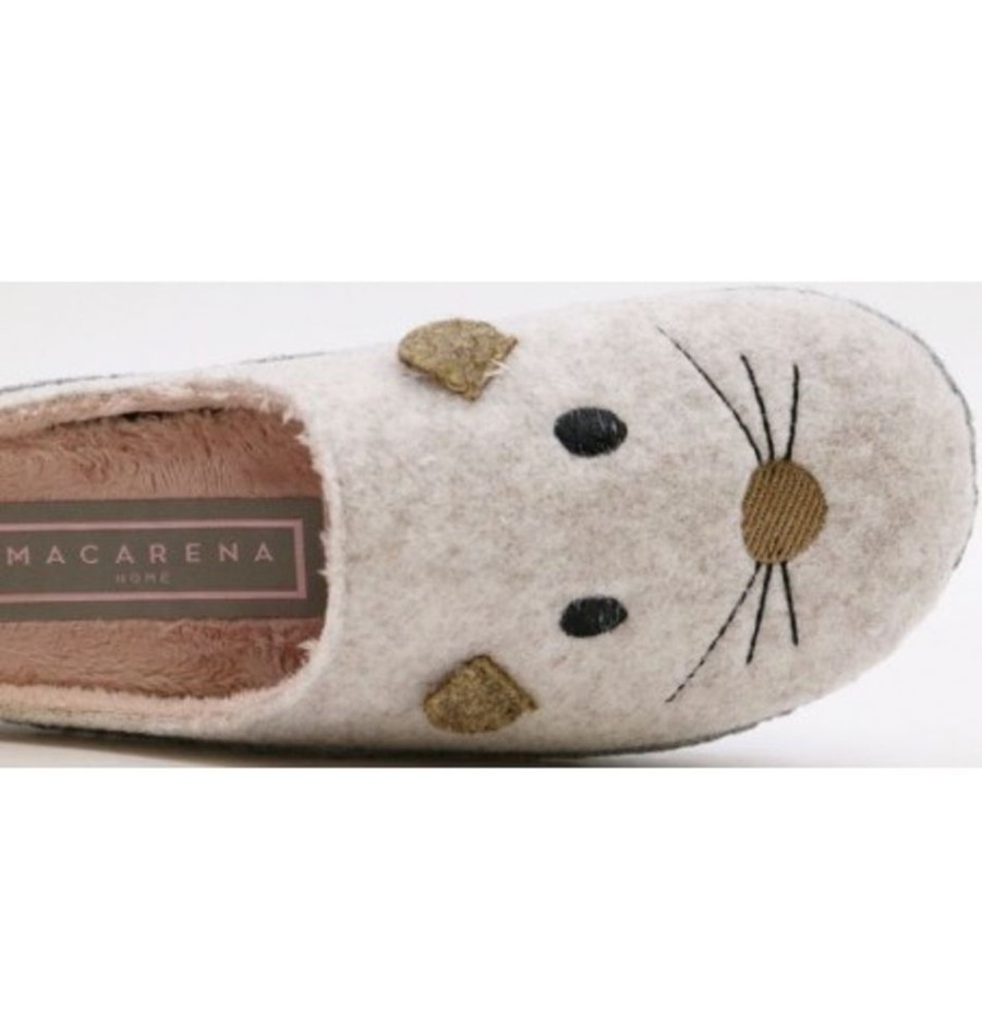 Women'S Shoes Shoesissime Slippers | Collections Bulle Cocun23 Silver Grey