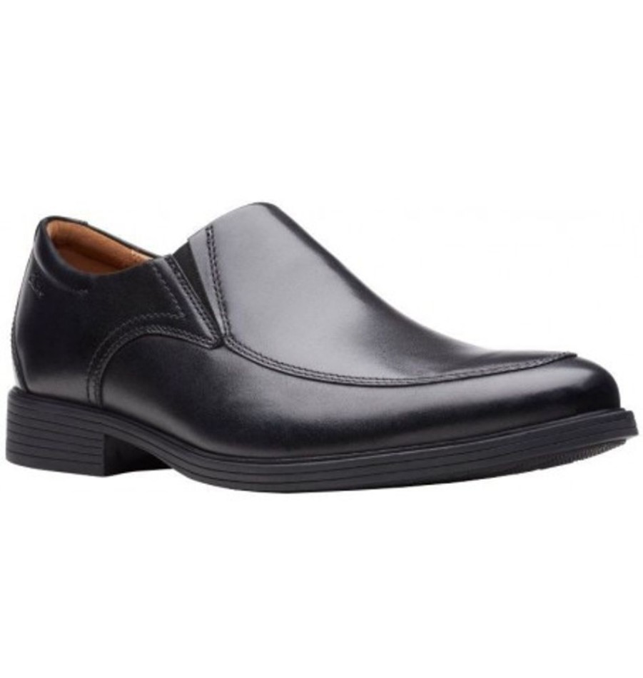 Men'S Shoes Shoesissime Dress Shoes Without Laces | Clarks Whiddon Step 26152916 Black