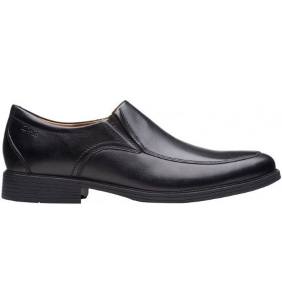 Men'S Shoes Shoesissime Dress Shoes Without Laces | Clarks Whiddon Step 26152916 Black