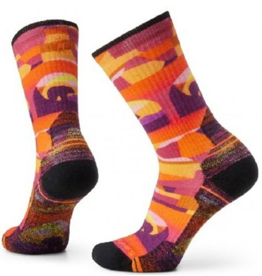 Accessories Shoesissime Women'S | Smartwool Women'S Hike Light Cushion Crew Socks Yellow Orange