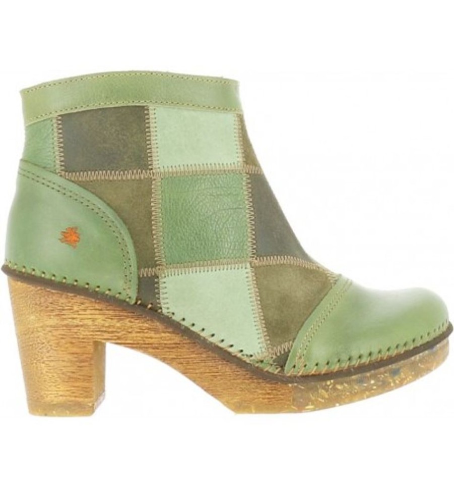 Women'S Shoes Shoesissime Fall Boots | Art Amsterdam 1054 Green Khaki