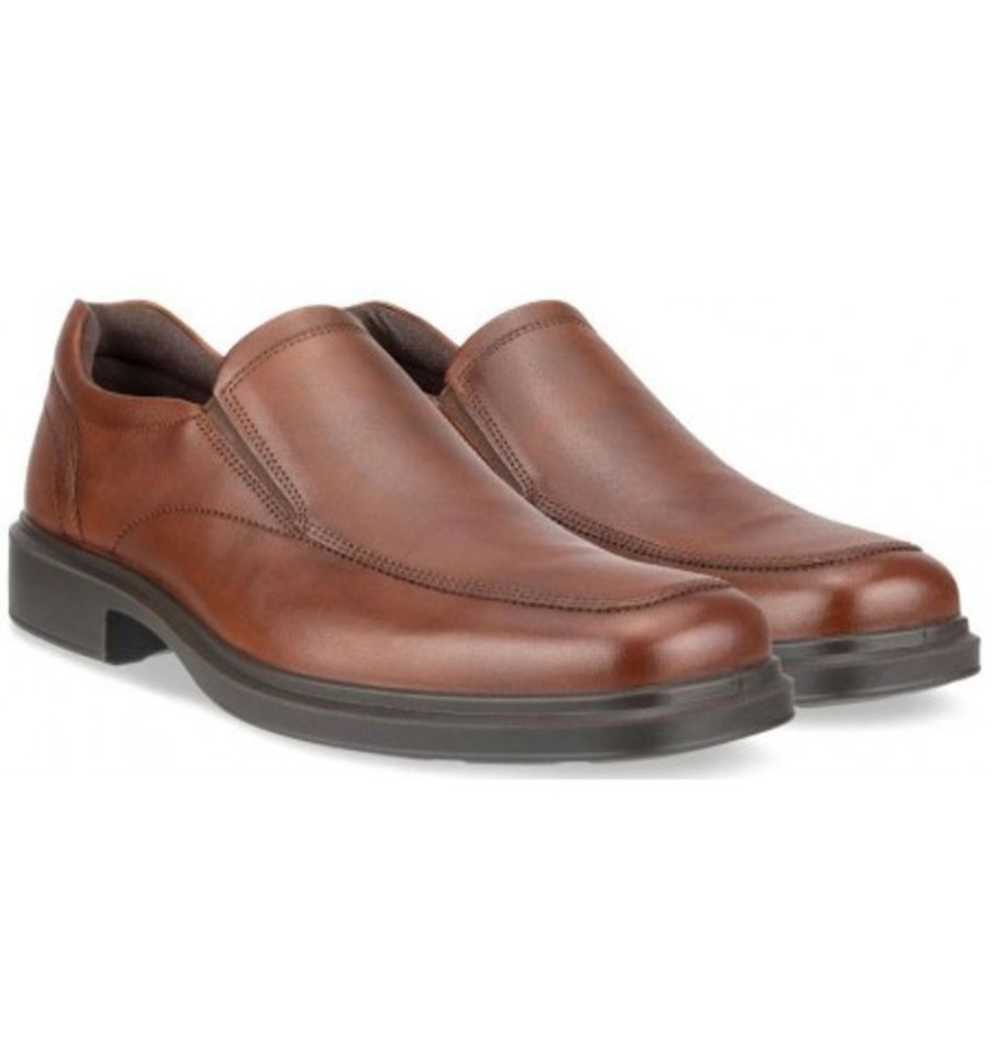 Men'S Shoes Shoesissime Dress Shoes Without Laces | Ecco Helsinki 2 500154 Brown