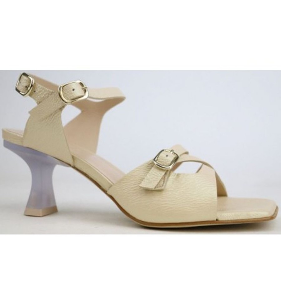 Women'S Shoes Shoesissime Sandals | Zinda 2149 Metallic Gold