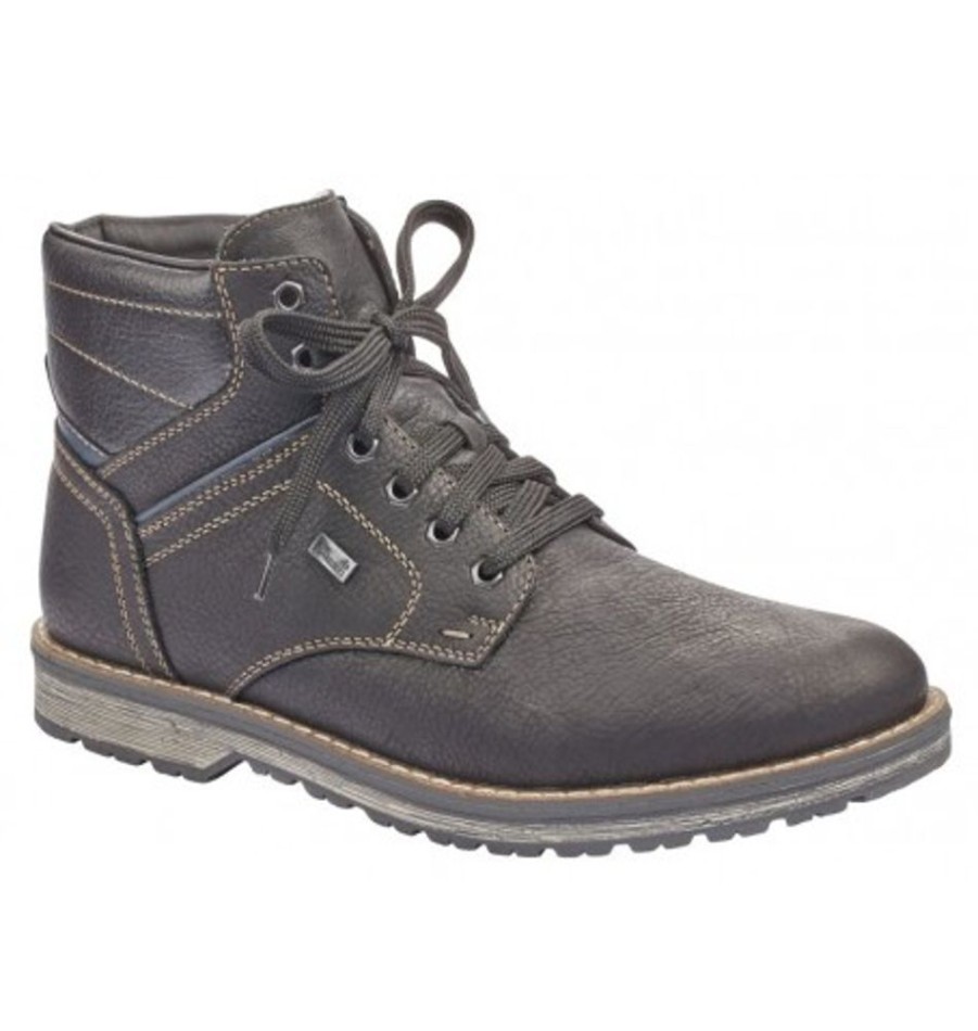 Men'S Shoes Shoesissime Winter Boots | Rieker 39223 Black