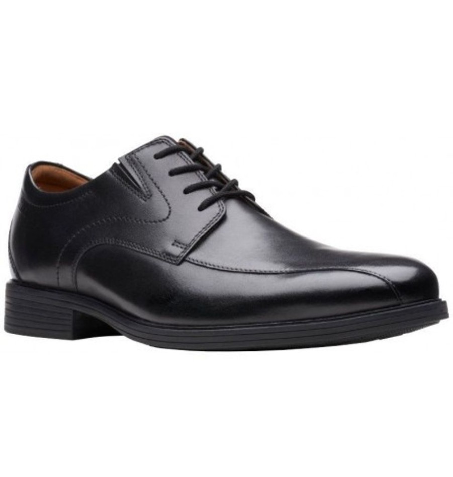 Men'S Shoes Shoesissime Dress Shoes Without Laces | Clarks Whiddon Pace 26152909 Black