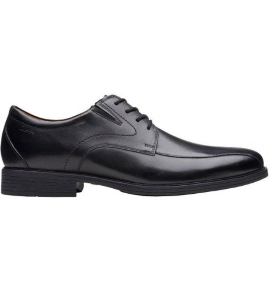 Men'S Shoes Shoesissime Dress Shoes Without Laces | Clarks Whiddon Pace 26152909 Black