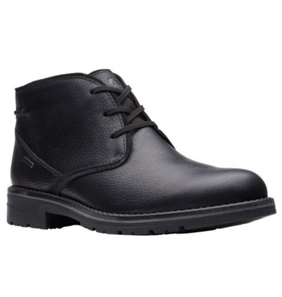 Men'S Shoes Shoesissime Winter Boots | Clarks Morris Lace 26163591 Black