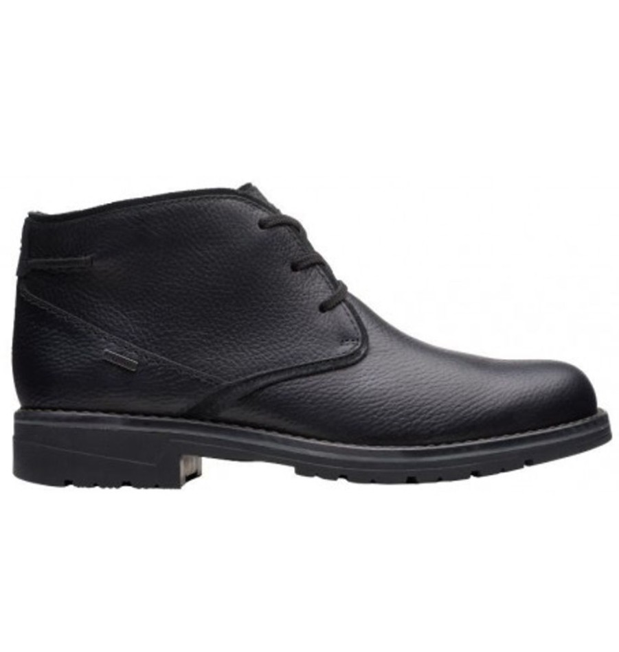 Men'S Shoes Shoesissime Winter Boots | Clarks Morris Lace 26163591 Black