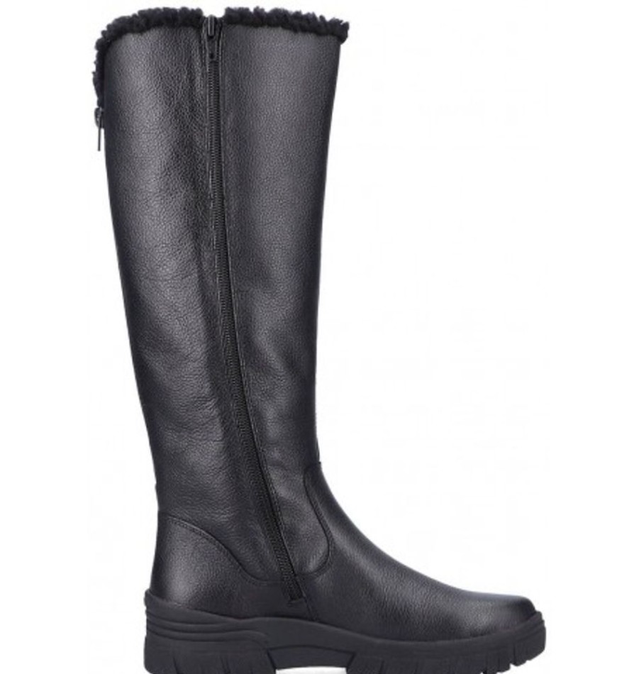 Women'S Shoes Shoesissime Winter Boots | Rieker - Remonte D0E73-00 Black