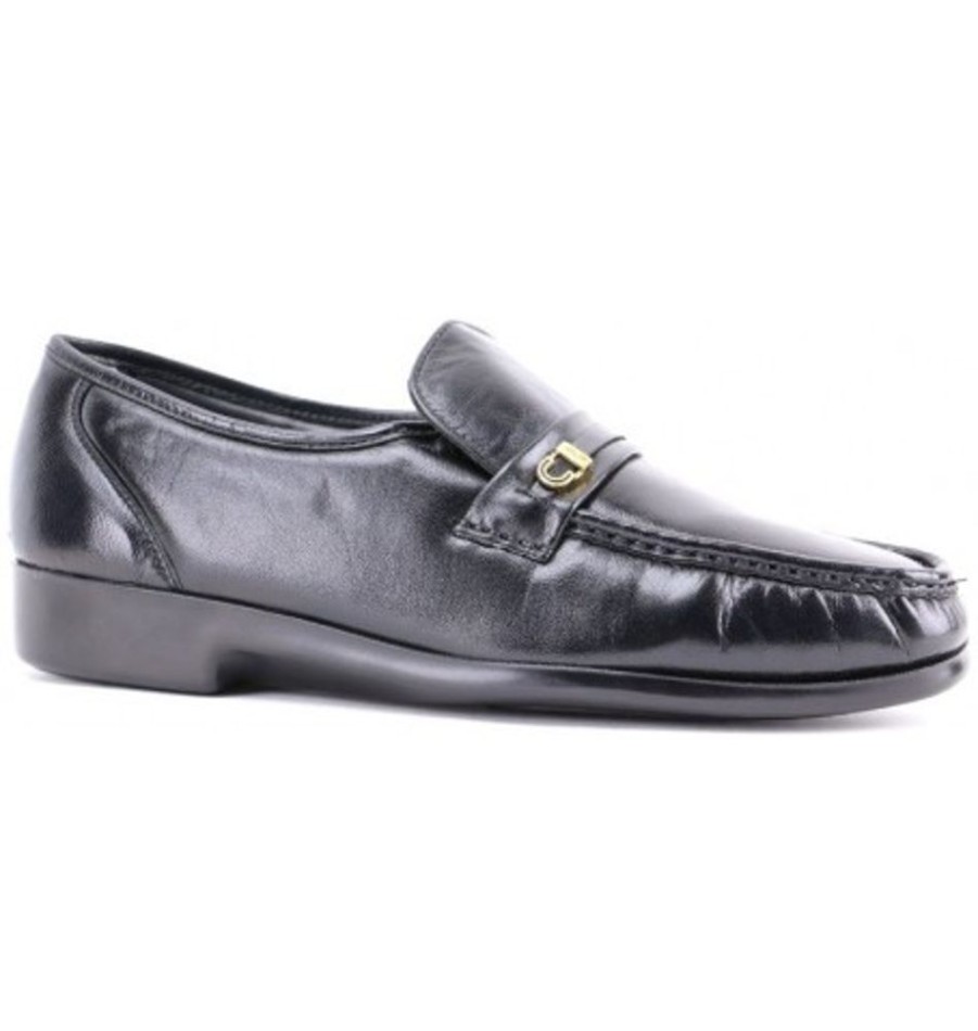 Men'S Shoes Shoesissime Dress Shoes Without Laces | (Weyco Group Inc) Florsheim Milano 11070 Black