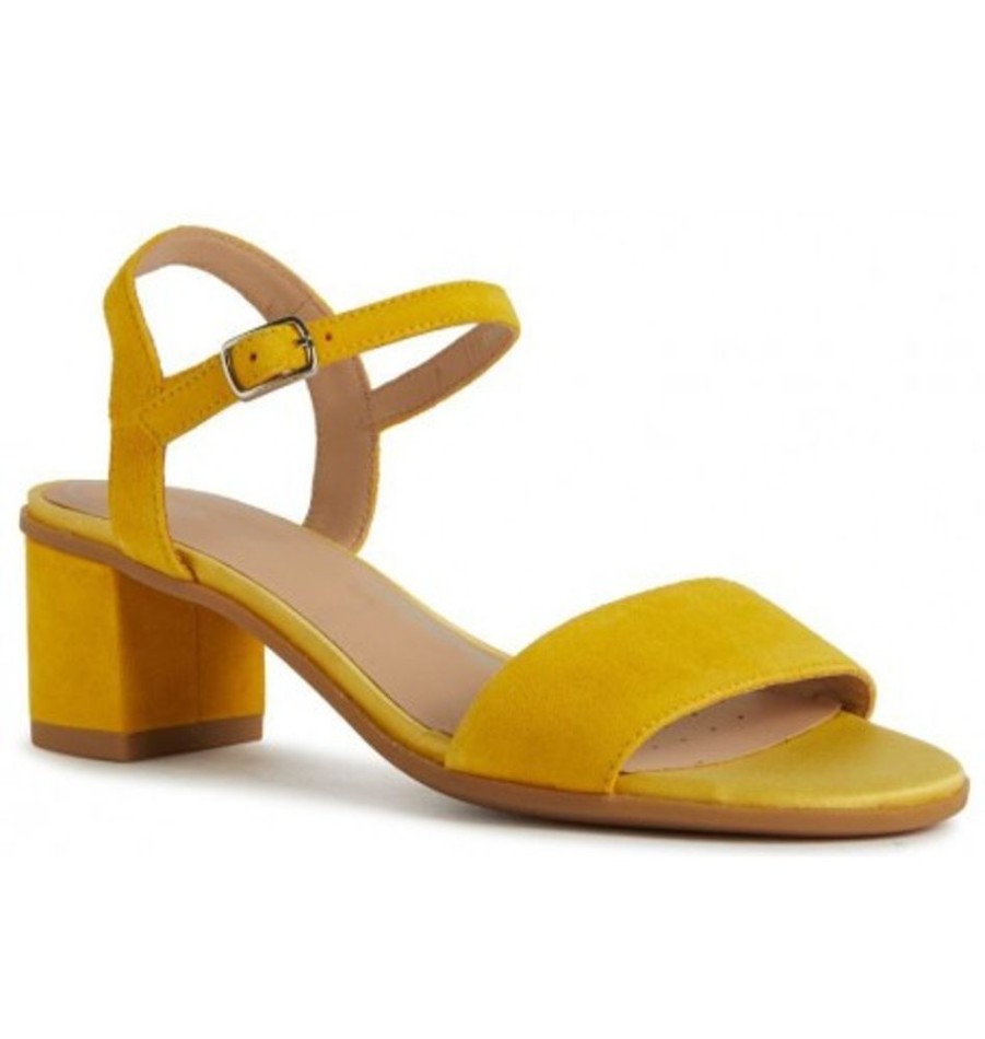 Women'S Shoes Shoesissime Sandals | Geox Aurely 50 B D25Rxb Yellow Orange