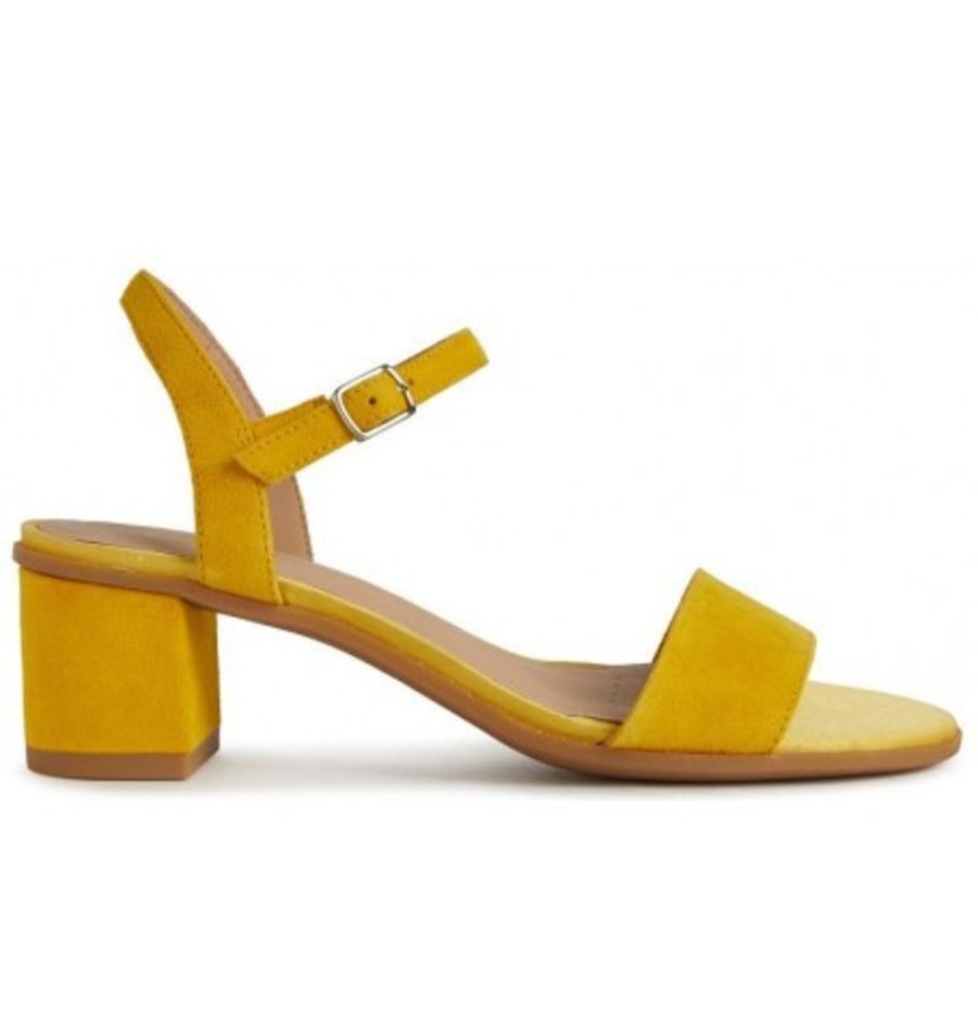 Women'S Shoes Shoesissime Sandals | Geox Aurely 50 B D25Rxb Yellow Orange