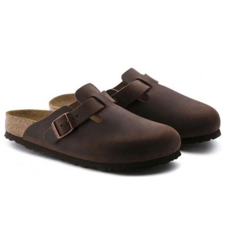 Men'S Shoes Shoesissime Casual Shoes | Birkenstock Boston Bs 0159711 Brown