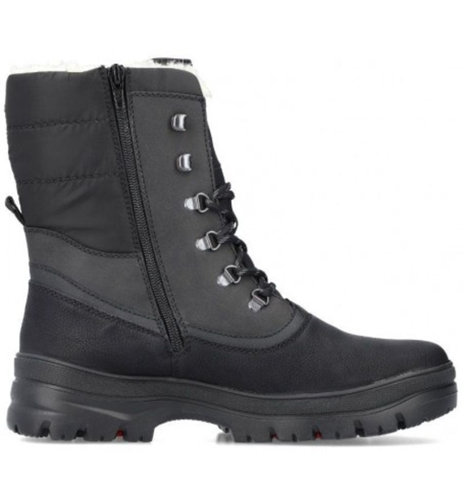 Men'S Shoes Shoesissime Winter Boots | Rieker F5424-01 Black