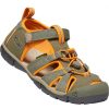 Kids Shoes Shoesissime Sandals | Keen Seacamp (Grandeur 8-10) Ii Cnx 1022983 Green Khaki