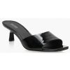 Women'S Shoes Shoesissime Sandals | Michael Kors Amal Kitten Sandal 40R3Amms Black Varnish