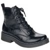 Women'S Shoes Shoesissime Fall Boots | Rieker 70010-00 Black Varnish