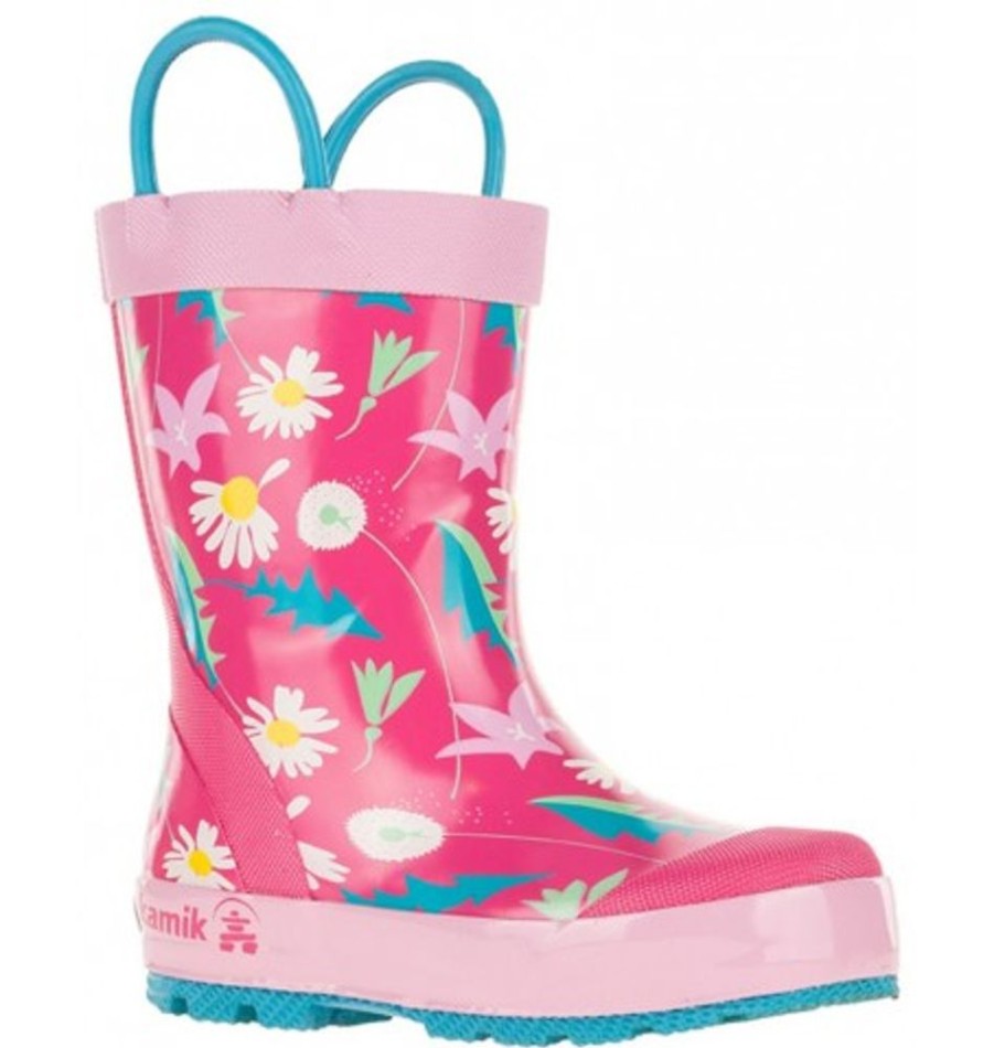 Kids Shoes Shoesissime Rain Boots | Kamik Mayweed Ek9130 Pink