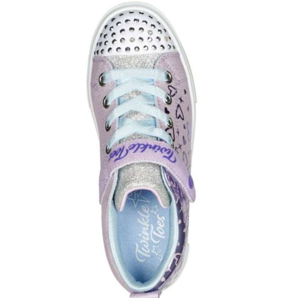 Kids Shoes Shoesissime Sneakers/Shoes | Skechers Heather Charm 314787L Purple