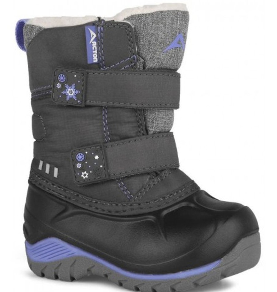 Kids Shoes Shoesissime Winter Boots | Acton Kiddy A8388 Silver Grey