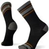 Accessories Shoesissime Men'S | Smartwool Everyday Top Split Stripe Crew Black