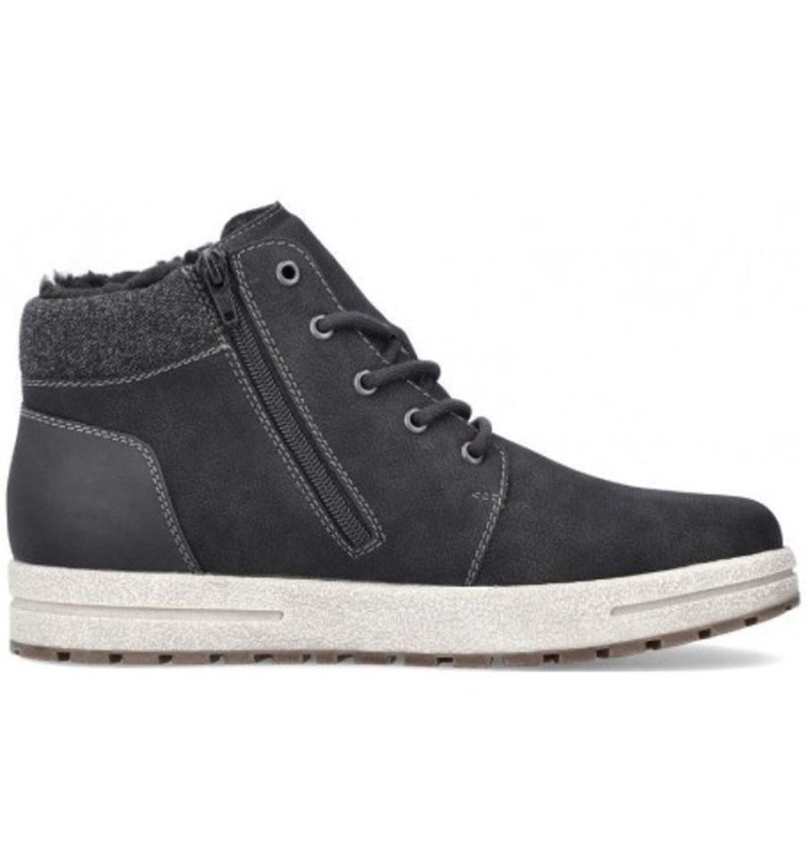 Men'S Shoes Shoesissime Winter Boots | Rieker 30741-00 Black