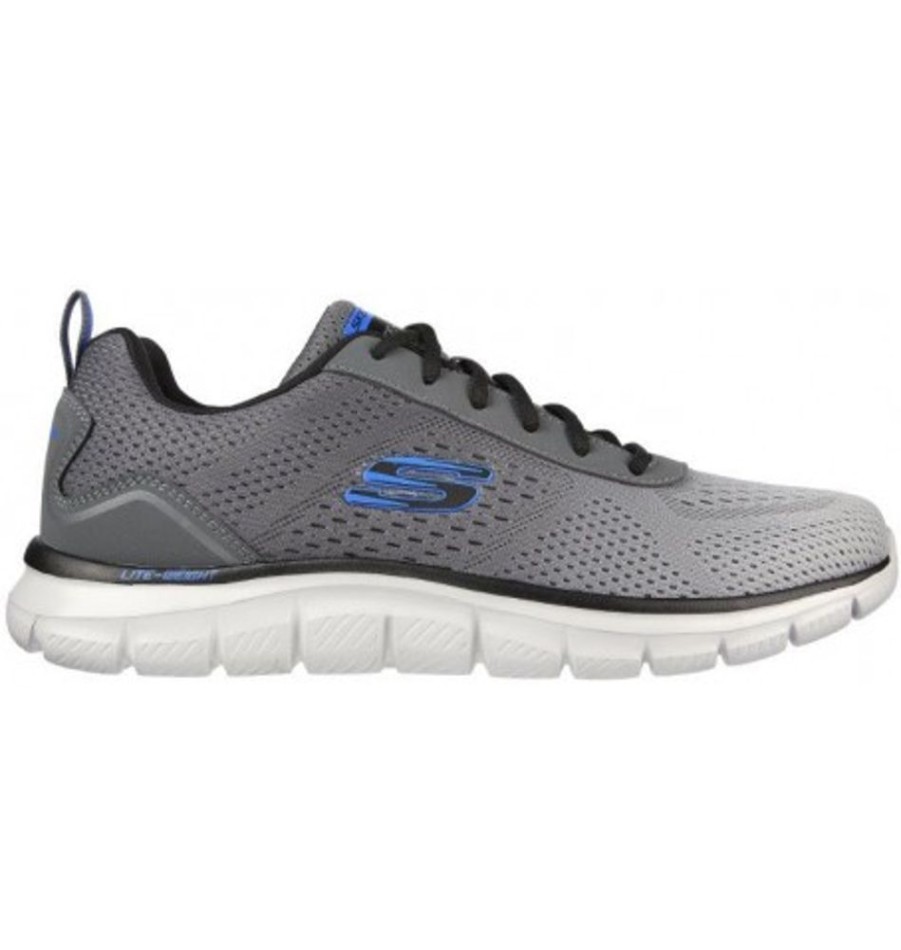 Men'S Shoes Shoesissime Casual Shoes | Skechers Ripkent 232399 Silver Grey