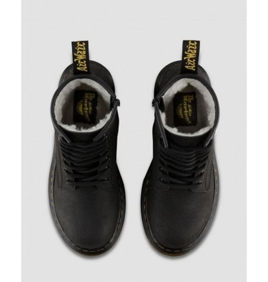 Kids Shoes Shoesissime Winter Boots | Dr. Martens 1460J Serena 24080001 Black