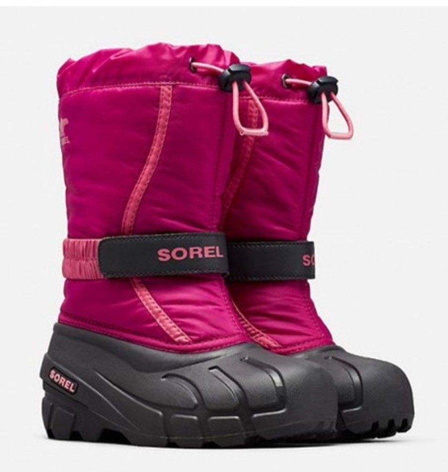 Kids Shoes Shoesissime Winter Boots | Sorel Flurry Pink