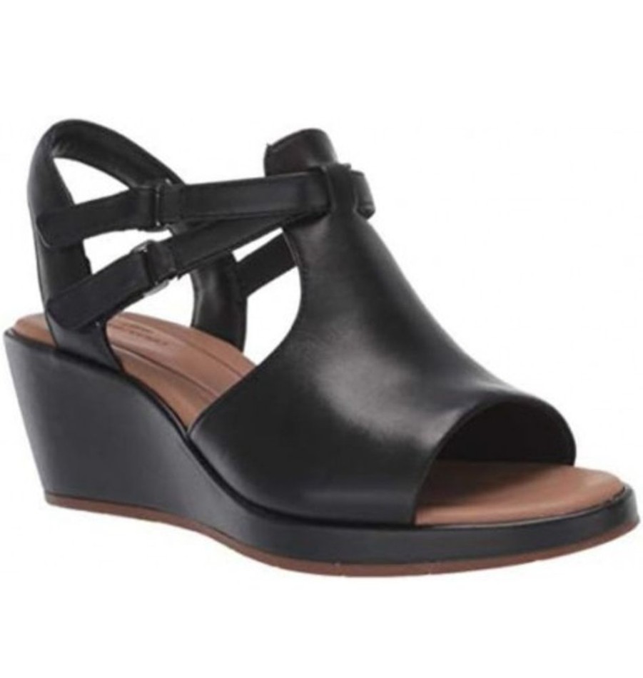 Women'S Shoes Shoesissime Sandals | Clarks Un Plaza Way 26140371 Black