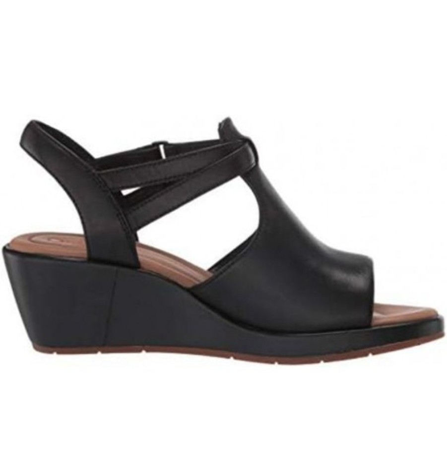 Women'S Shoes Shoesissime Sandals | Clarks Un Plaza Way 26140371 Black