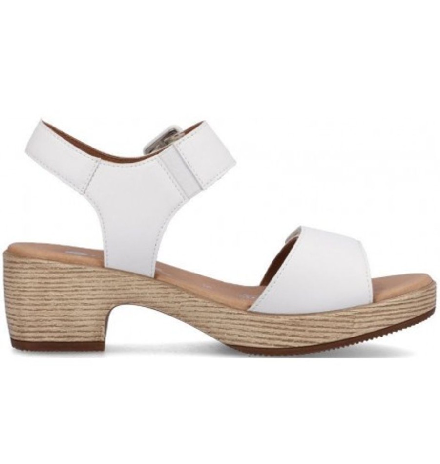 Women'S Shoes Shoesissime Sandals | Rieker - Remonte D0N52-80 White