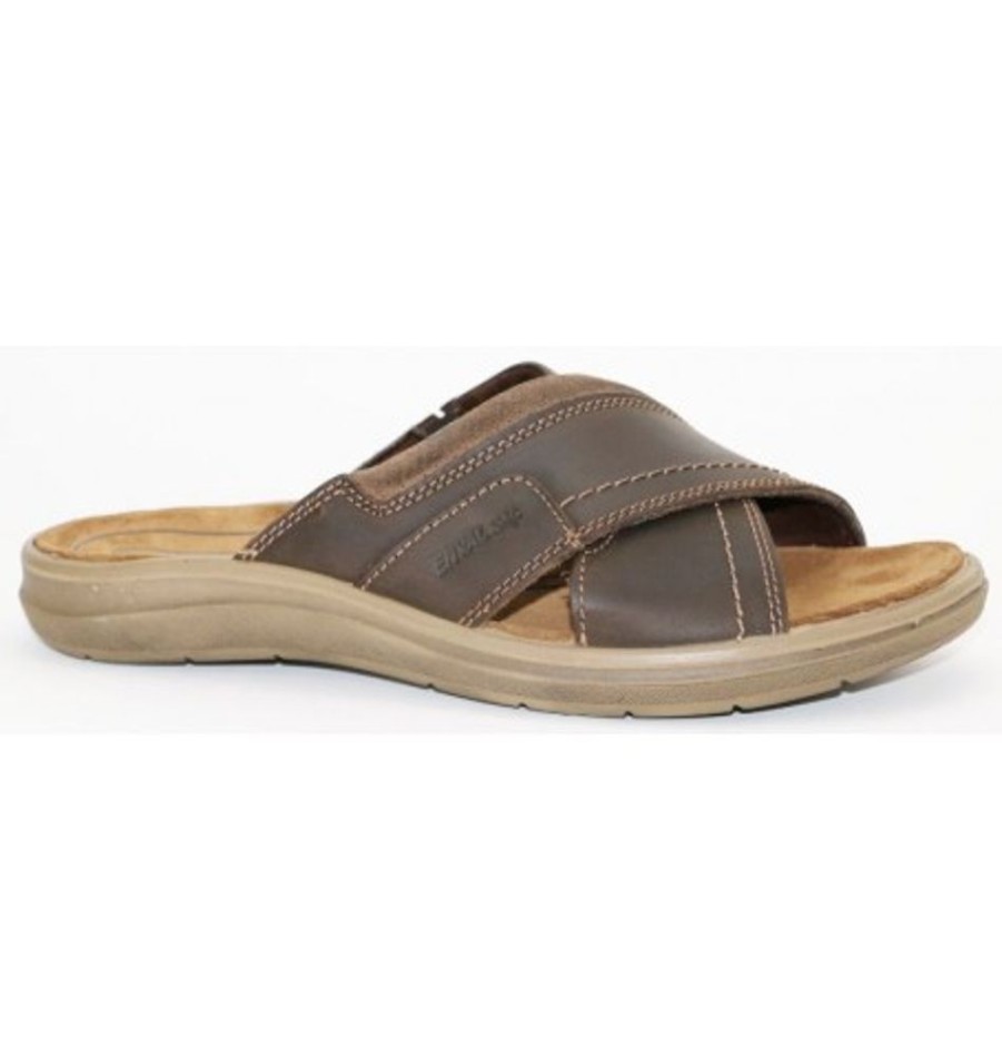 Men'S Shoes Shoesissime Sandals | Collections Bulle 32486 Brown