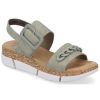 Women'S Shoes Shoesissime Sandals | Rieker V2350-52 Green Khaki