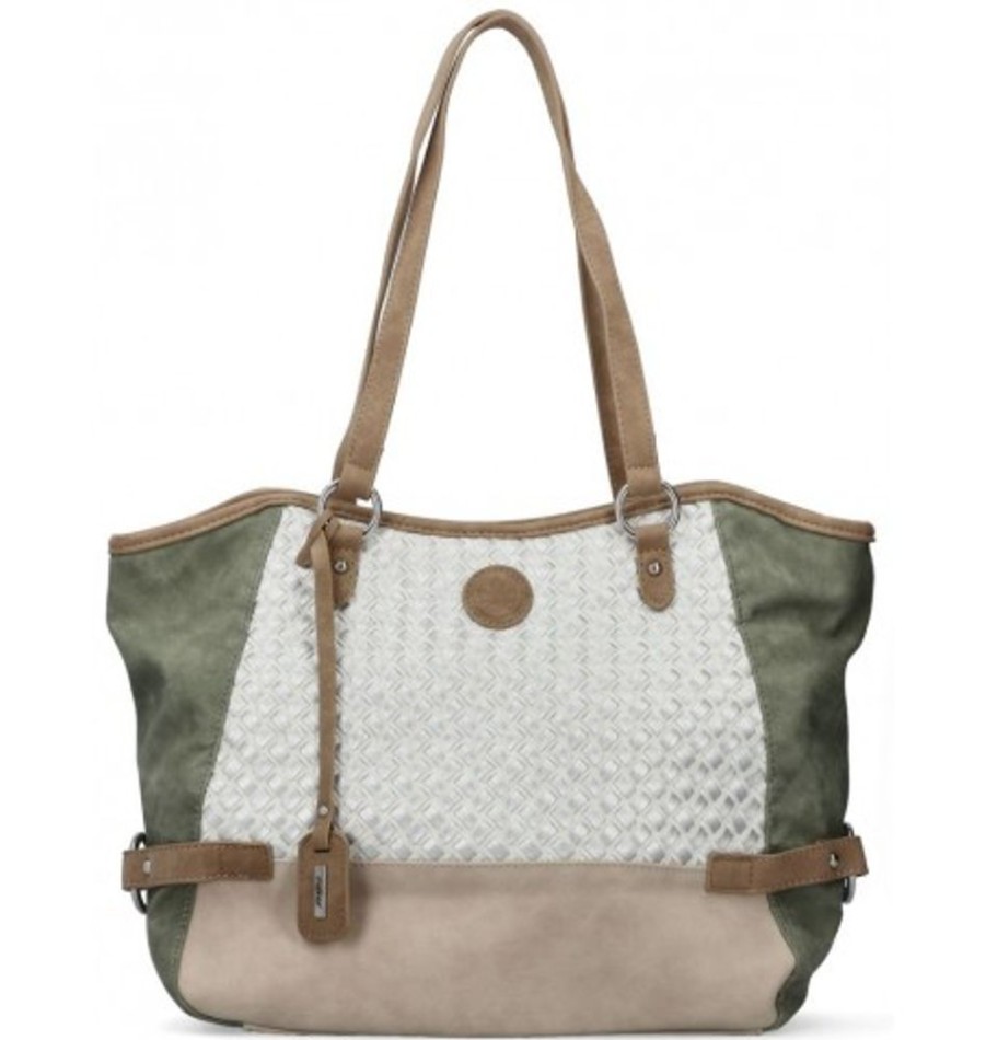 Accessories Shoesissime Handbags | Rieker H1066-96 Green Khaki