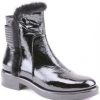 Women'S Shoes Shoesissime Fall Boots | Collections Bulle 14204 Black Varnish