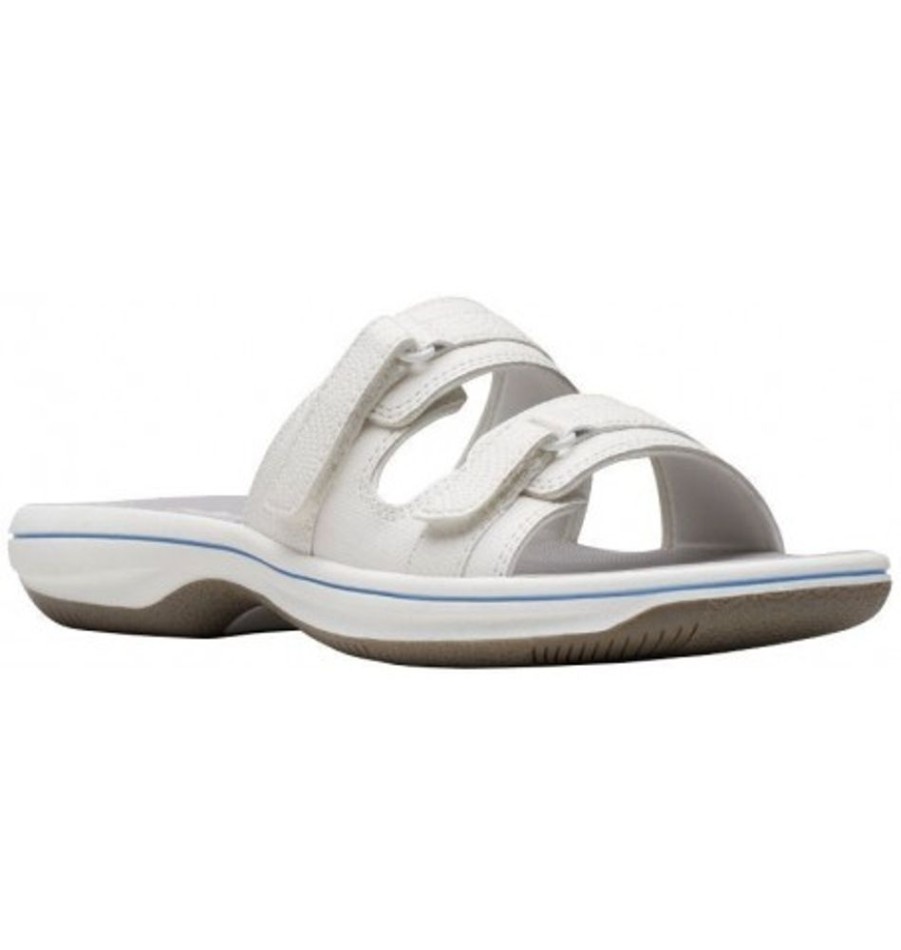 Women'S Shoes Shoesissime Sandals | Clarks Breeze Piper 26171352 White