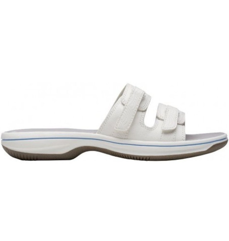 Women'S Shoes Shoesissime Sandals | Clarks Breeze Piper 26171352 White