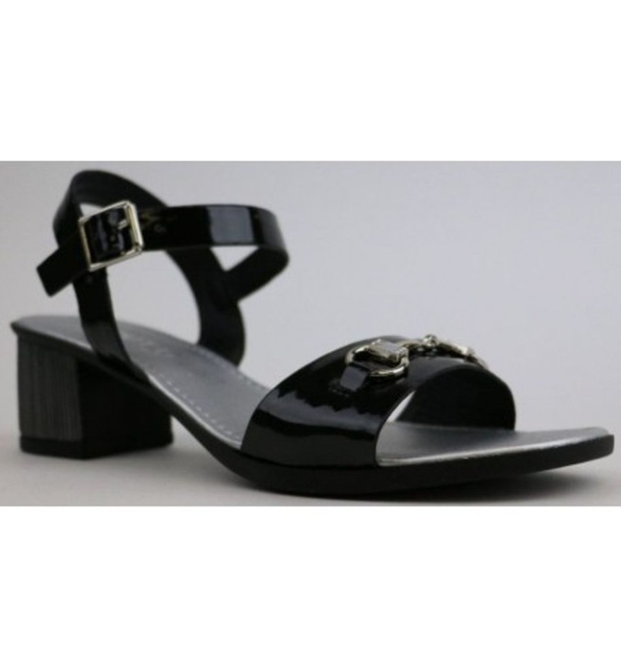 Women'S Shoes Shoesissime Sandals | Cerutti 21776 Black Varnish