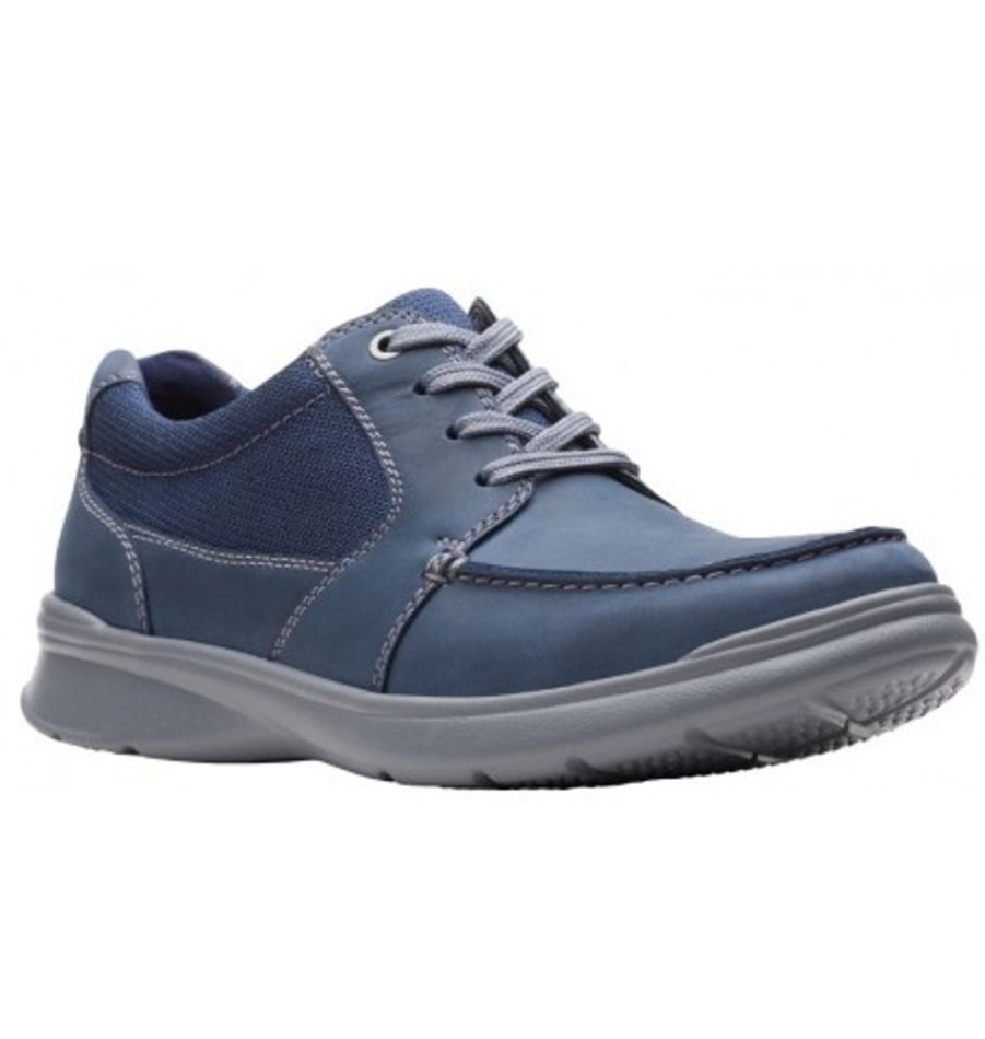 Men'S Shoes Shoesissime Casual Shoes | Clarks Cotrell Lane 26150543 Blue