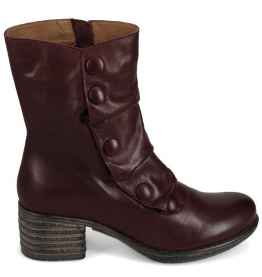 Women'S Shoes Shoesissime Fall Boots | Miz Mooz Glee 20779 Burgundy