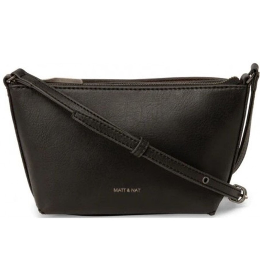 Accessories Shoesissime Handbags | Matt & Nat Macy Vegan Crossbody Black