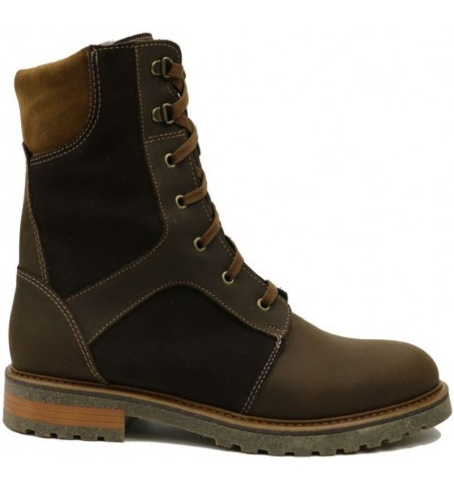 Men'S Shoes Shoesissime Winter Boots | Saute-Mouton Collin 2951 Brown